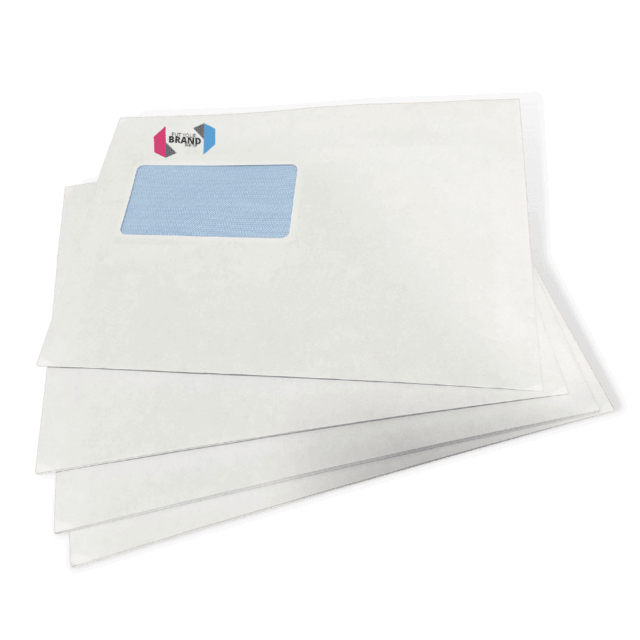 Custom Franking Logo for C5 High Windowed Folding Inserting Machine Envelopes (162mm x 235mm)