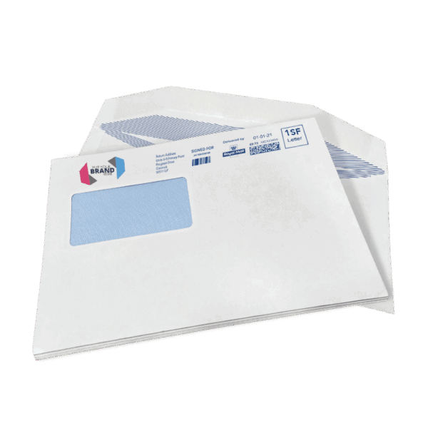 Custom Franking Logo for C5 High Windowed Folding Inserting Machine Envelopes (162mm x 235mm) - Box of 500