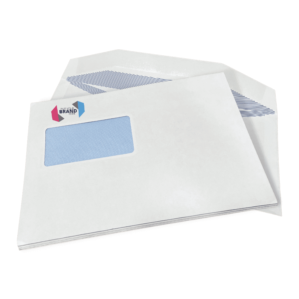 Custom Franking Logo for C5 High Windowed Folding Inserting Machine Envelopes (162mm x 235mm)