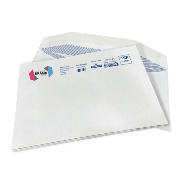Custom Franking Logo for C5 Non Windowed Folding Inserting Machine Envelopes (162mm x 235mm) - Box of 500