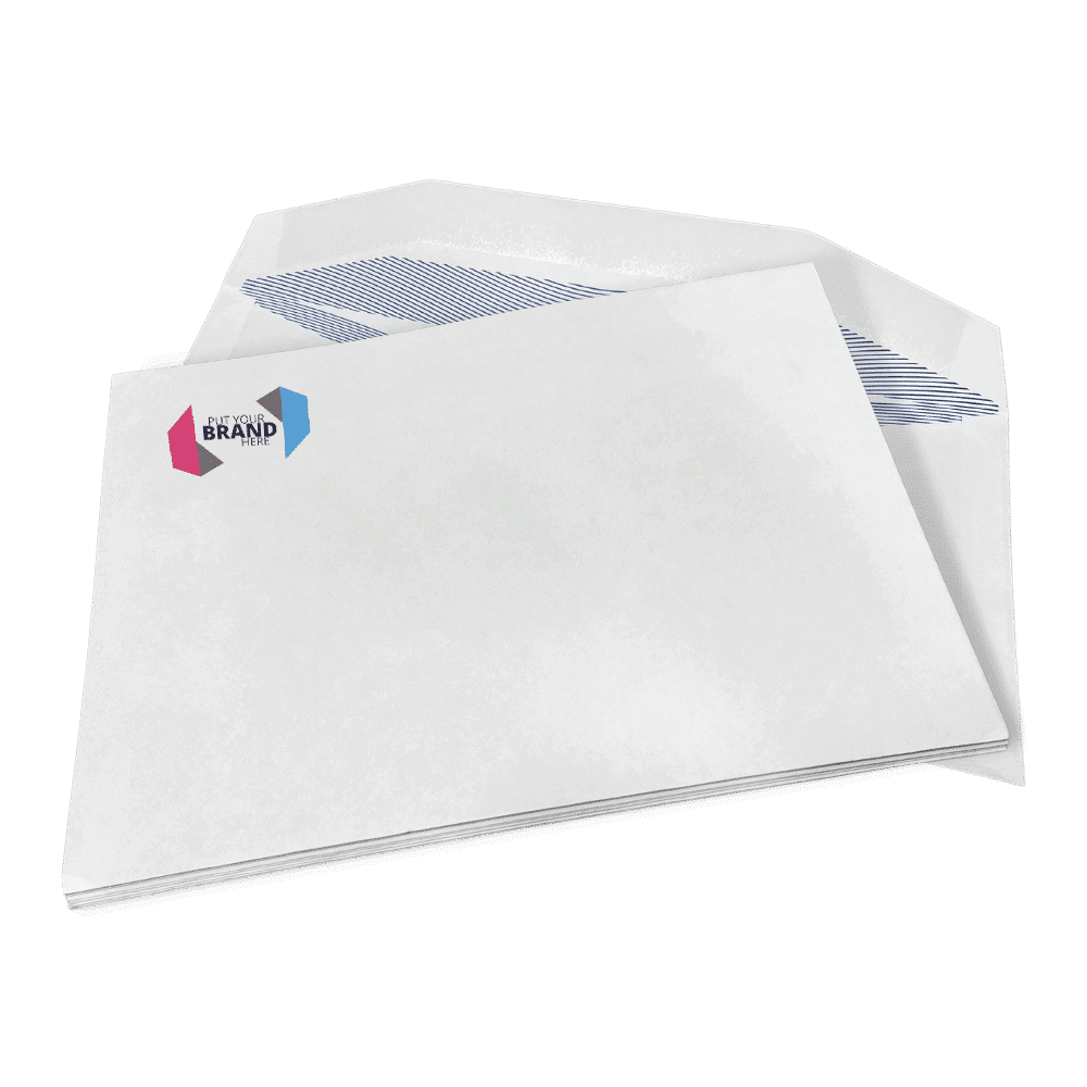 Custom Franking Logo for C5 Non Windowed Folding Inserting Machine Envelopes (162mm x 235mm)