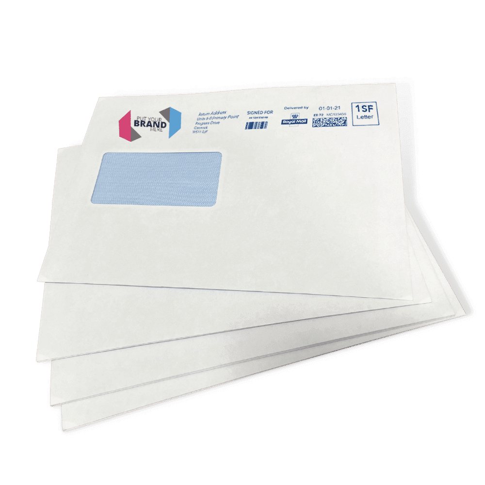 Custom Franking Logo for C5 Windowed Folding Inserting Machine Envelopes (162mm x 235mm) - Box of 500