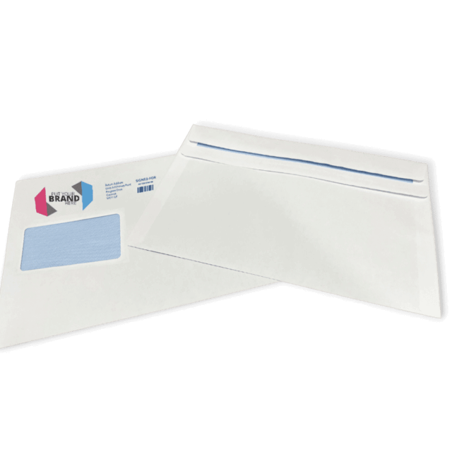 Custom Franking Logo for C5 Windowed Self Seal Envelopes (162mm x 229mm) - Box of 500