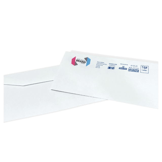 Custom Franking Logo for DL Non Windowed Folding Inserting Machine Envelopes (114mm x 235mm) - Box of 1000