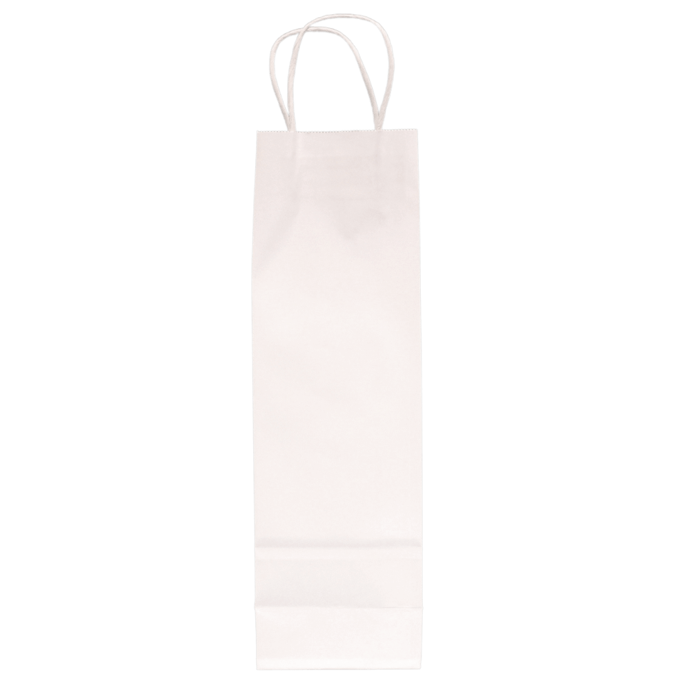 White Twist Handle Paper Carrier Bags - 110x85x360mm