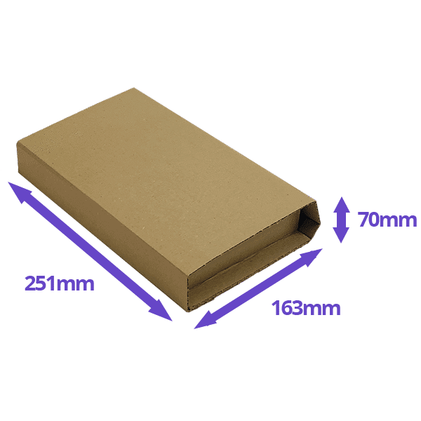 Book Wrap Mailers - 251x163x70mm