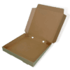 Brown 12" (Inch) Takeaway Pizza Box - 305x305x38mm