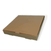 Brown 12" (Inch) Takeaway Pizza Box - 305x305x38mm