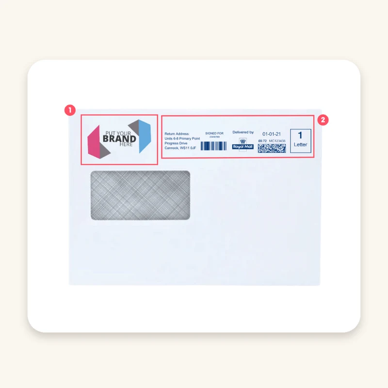 Custom Printed Franking Logos