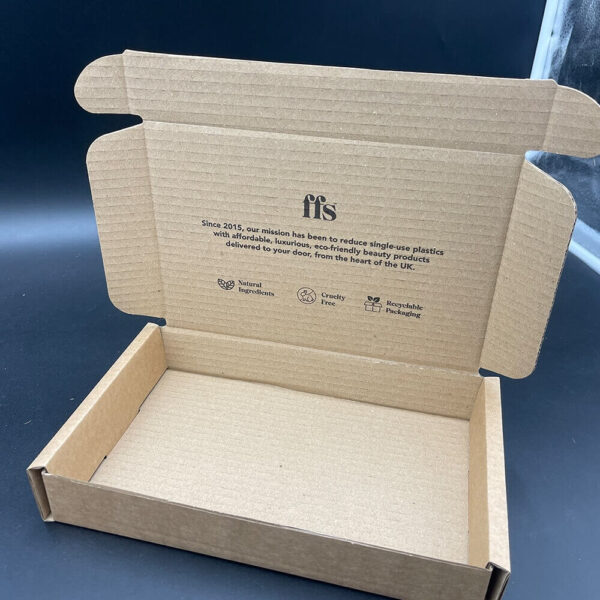 Pip24040-1.jpg FFS Brown-1 . Single Cream Box Replacement - Brown PiP Small Parcel Postal Box – 295x176x76mm - Single Unit