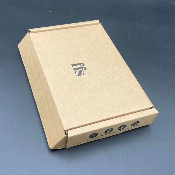 Pip24040-2.jpg FFS Brown-1 . Single Cream Box Replacement - Brown PiP Small Parcel Postal Box – 295x176x76mm - Single Unit