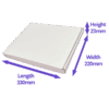 White PiP Large Letter Postal Box - 330x220x23mm