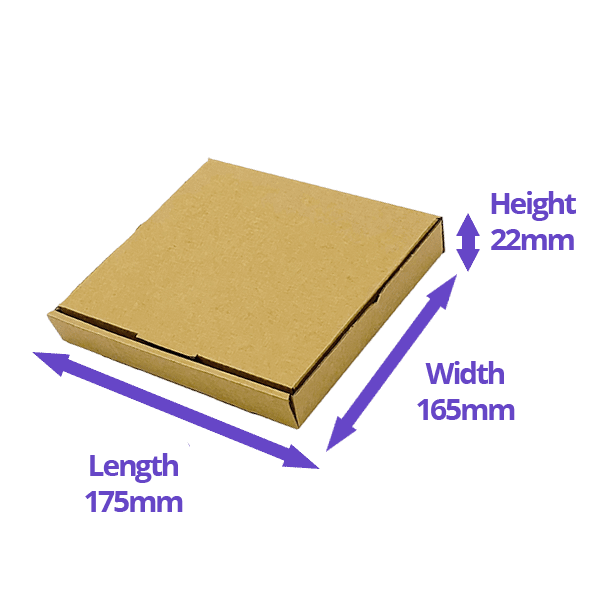 Brown PiP Large Letter Postal Box - 175x165x22mm - Image 2