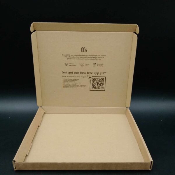 FFS Brown Large Letter Boxes - 265x220x23mm - Single Unit