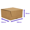 brown-ecommerce-postal-box-160x150x75mm-dimensions.png Brown E-Commerce Postal Box - 160x150x75mm