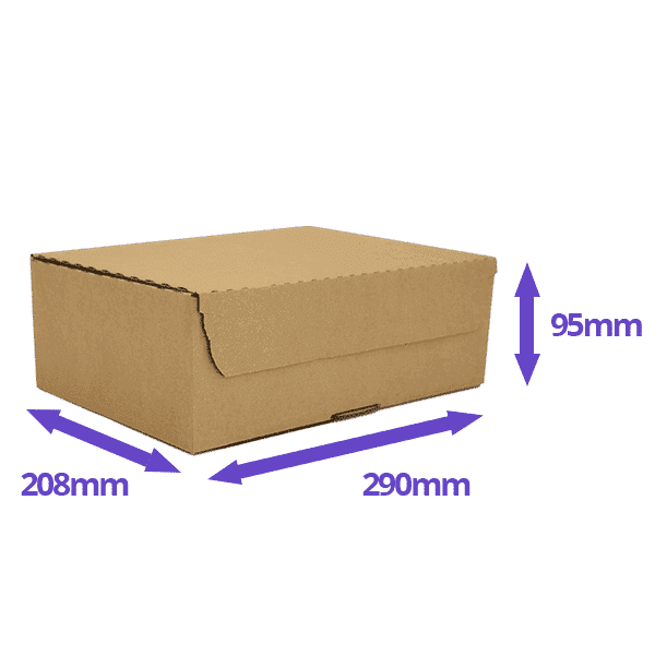 Brown E-Commerce Postal Box - 290x208x95mm - Image 3