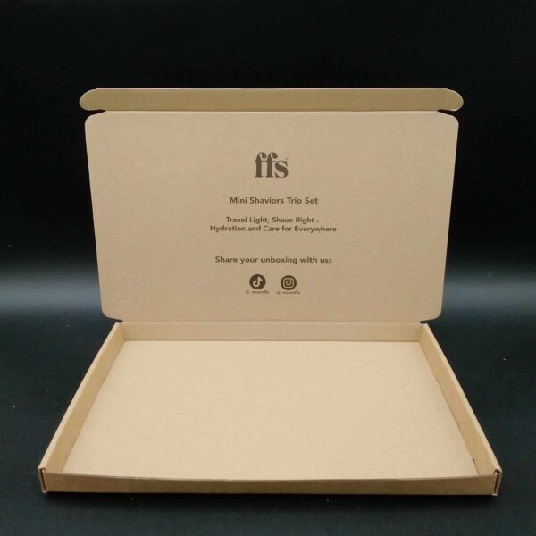 Mini Shaviours Trio Set-I-MCP-FFS-PMSTS-330LL-P2 FFS Personalised Mini Shaviours Trio Set - 330x220x23mm - Single Unit - Printed both sides