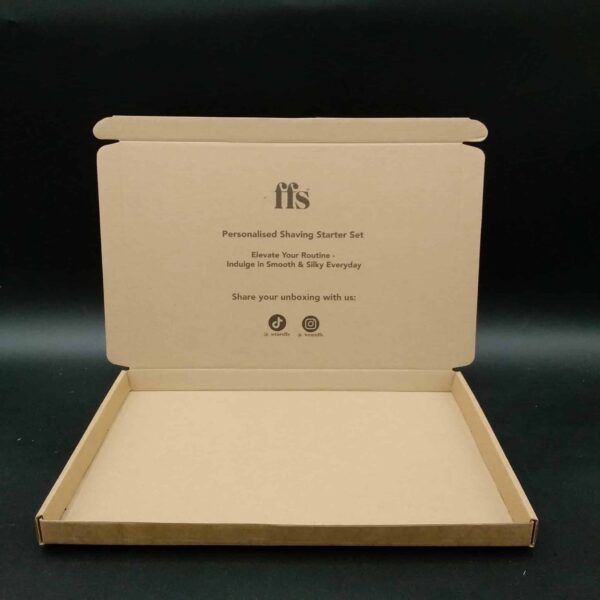 FFS Personalised Shaving Starter Set - 330x220x23mm - Single Unit - Printed both sides