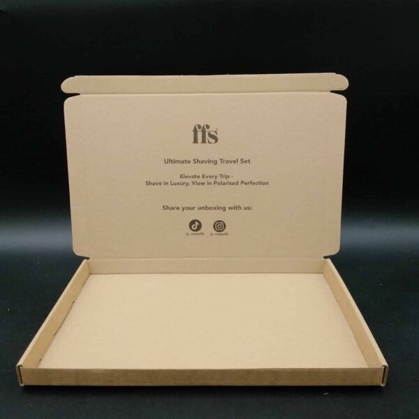 FFS Personalised Ultimate Shaving Travel Set- 330x220x23mm - Single Unit - Printed both sides