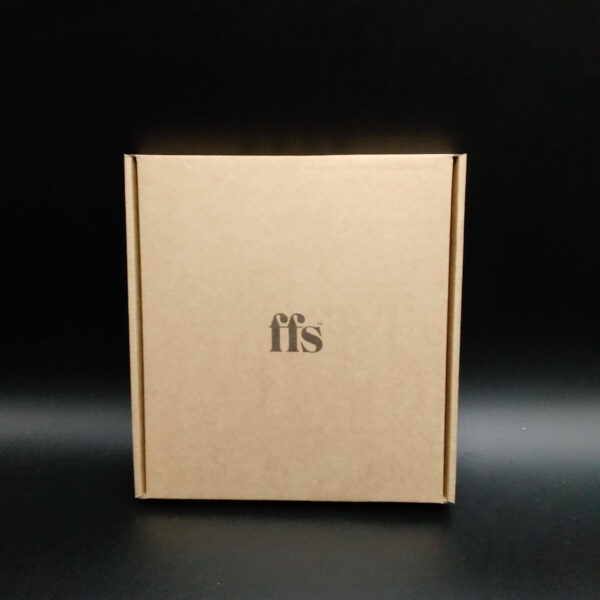 Printed FFS New XS Small Box - Brown PiP Large Letter Postal Box - 220x206x22mm - Single Unit