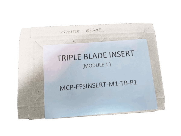 FFS Triple Blade White Insert - Single Unit