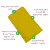 Gold Padded Envelopes / Mailers Infographic