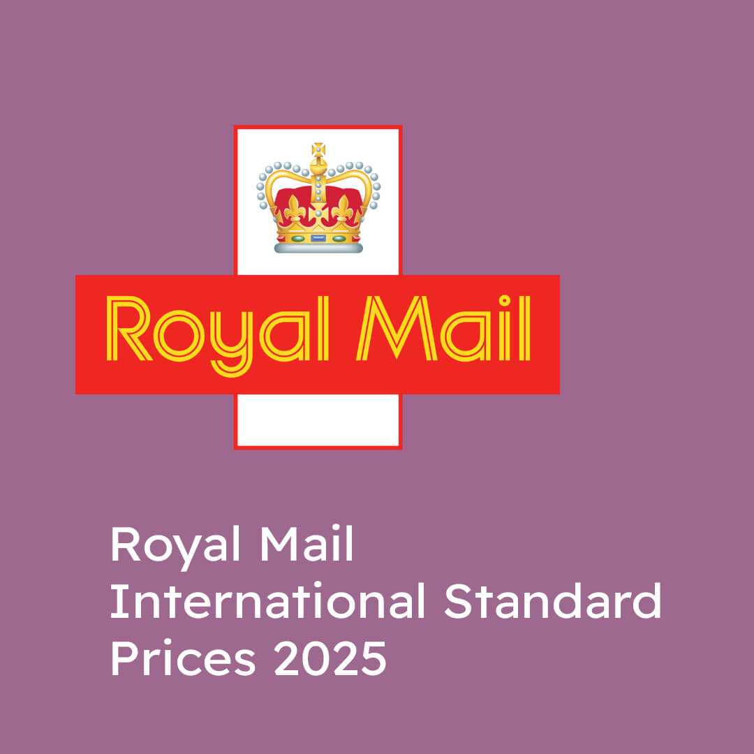 Royal Mail International Standard Prices 2025