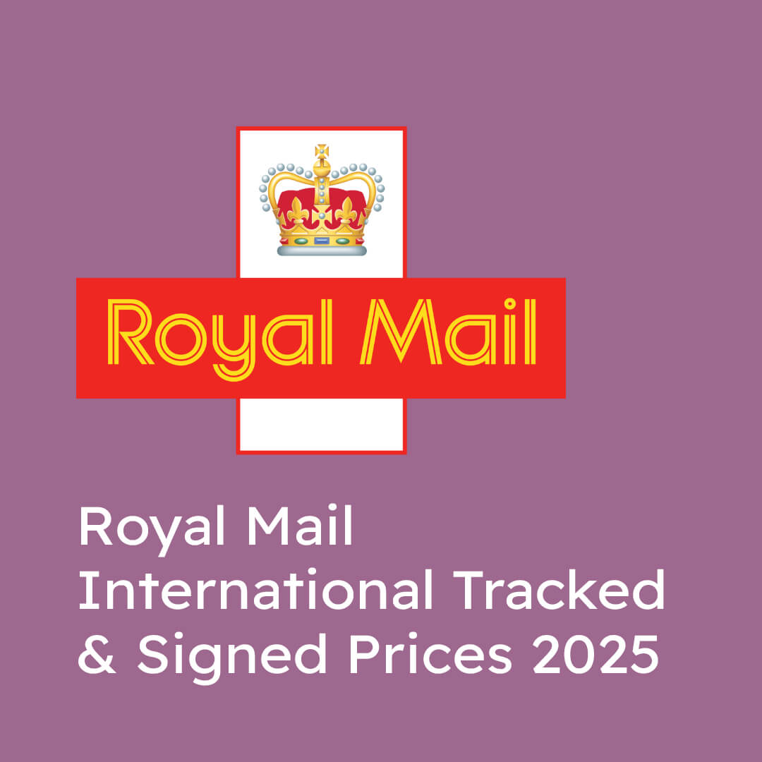 Royal Mail International Tracked & Signed Prices 2025
