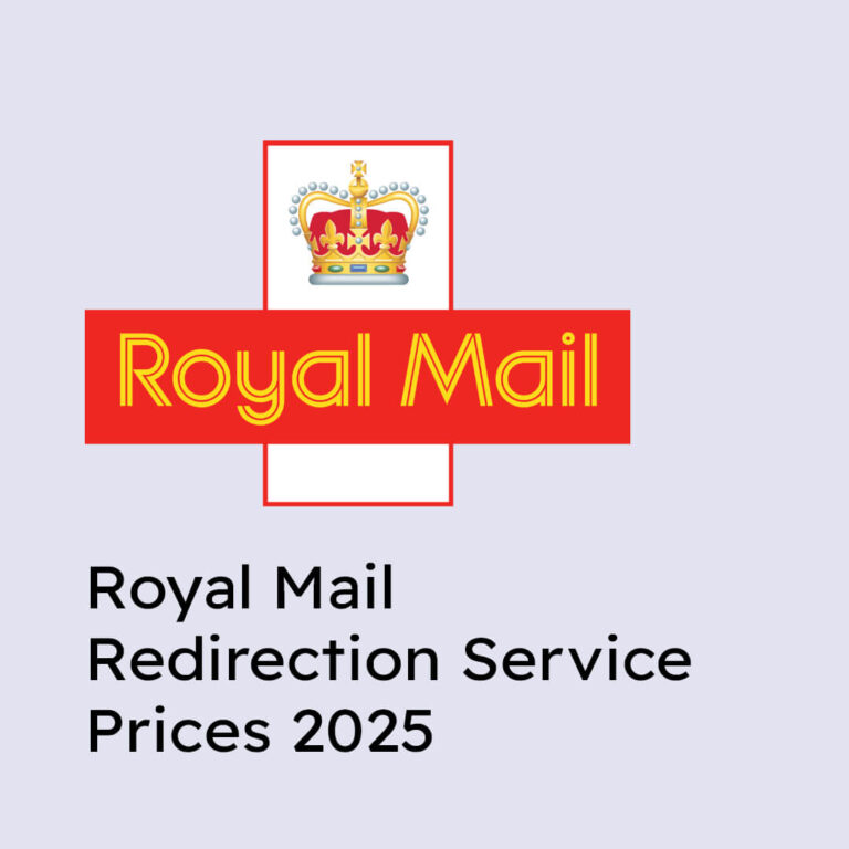 Royal Mail Redirection Service Prices 2025