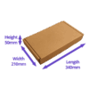 Brown PiP Small Parcel Postal Box - 340x210x50mm