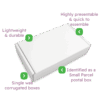 White PiP Small Parcel Postal Box - 340x210x50mm