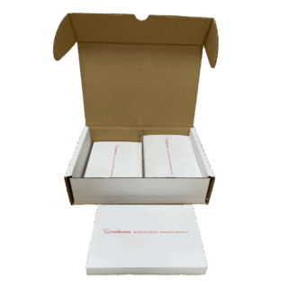 1000 Mailcoms Parcelsend Double Sheet Franking Labels