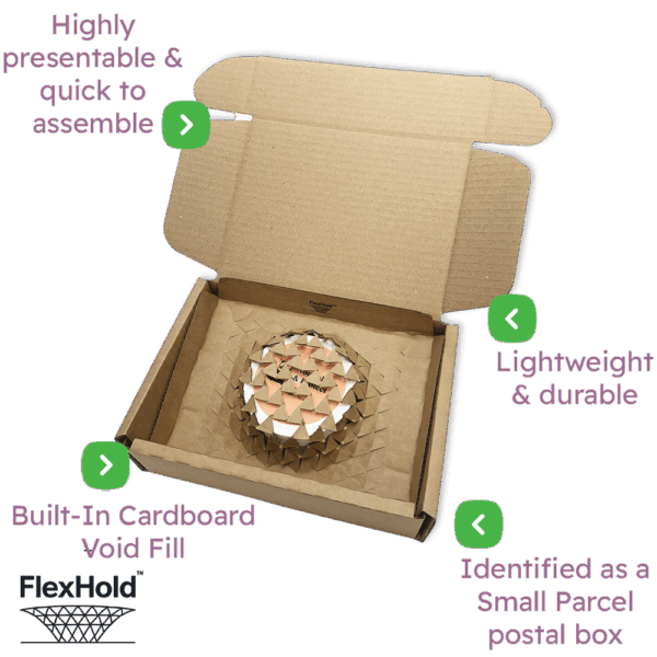 Brown FlexHold™ Boxes - 200x150x60mm