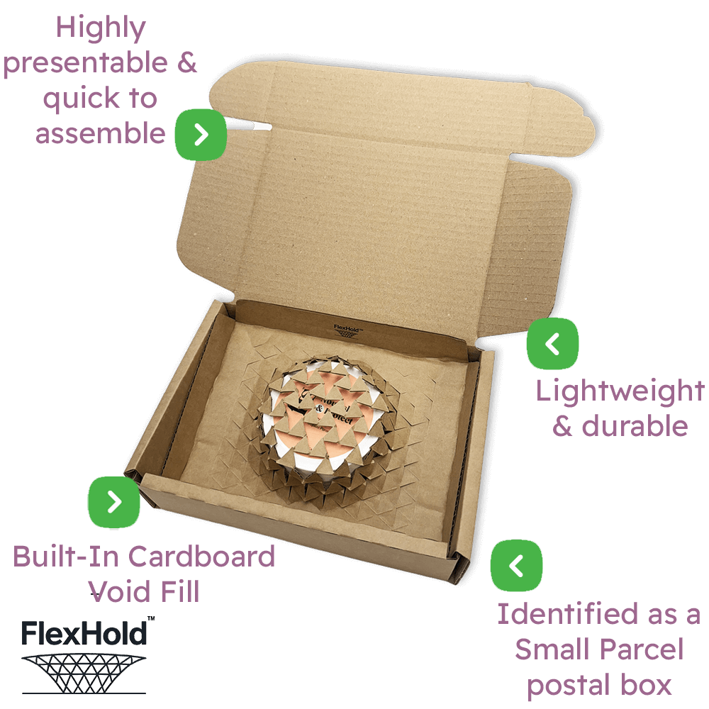 Brown FlexHold™ Boxes - 200x150x60mm