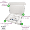 White FlexHold™ Boxes - 320x220x55mm