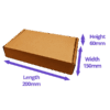 Brown FlexHold™ Boxes - 200x150x60mm