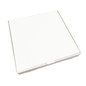 White 12" (Inch) Takeaway Pizza Box - 305x305x38mm