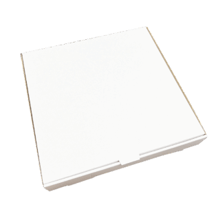White 12" (Inch) Takeaway Pizza Box - 305x305x38mm