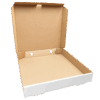 White 9" (Inch) Takeaway Pizza Box - 229x229x38mm