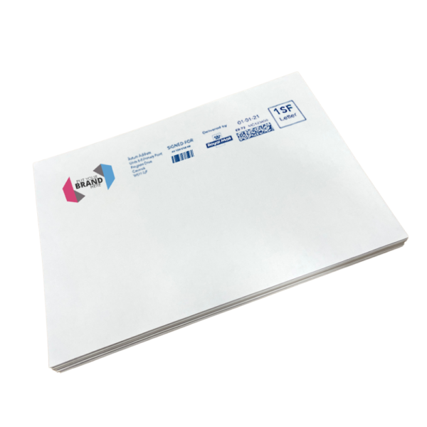 Custom Franking Logo for C5 Non Windowed Gummed Envelopes (162mm x 229mm) - Box of 500