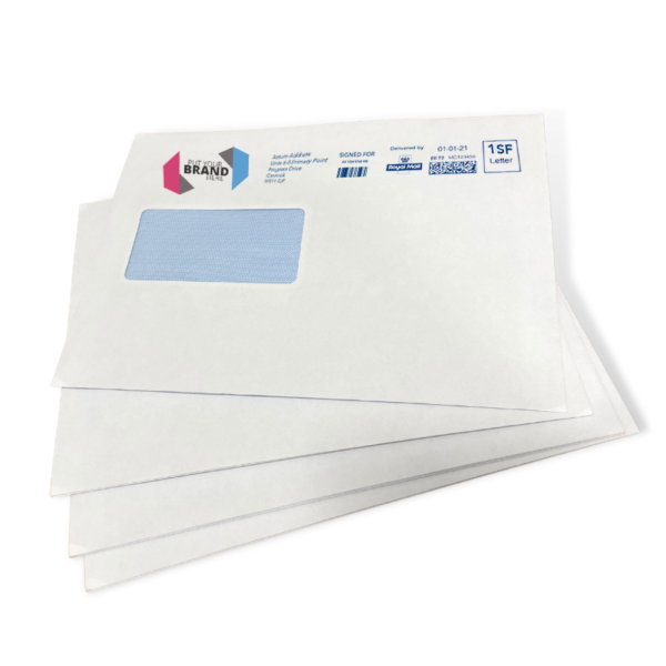 Custom Franking Logo for C5 Windowed Gummed Envelopes (162mm x 229mm)