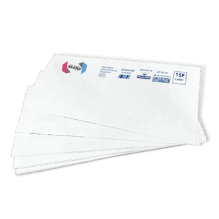 Custom Franking Logo for DL Non Windowed Gummed Envelopes (110mm x 220mm) - Box of 1000