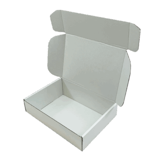 White PiP Small Parcel Postal Box - 240x160x40mm