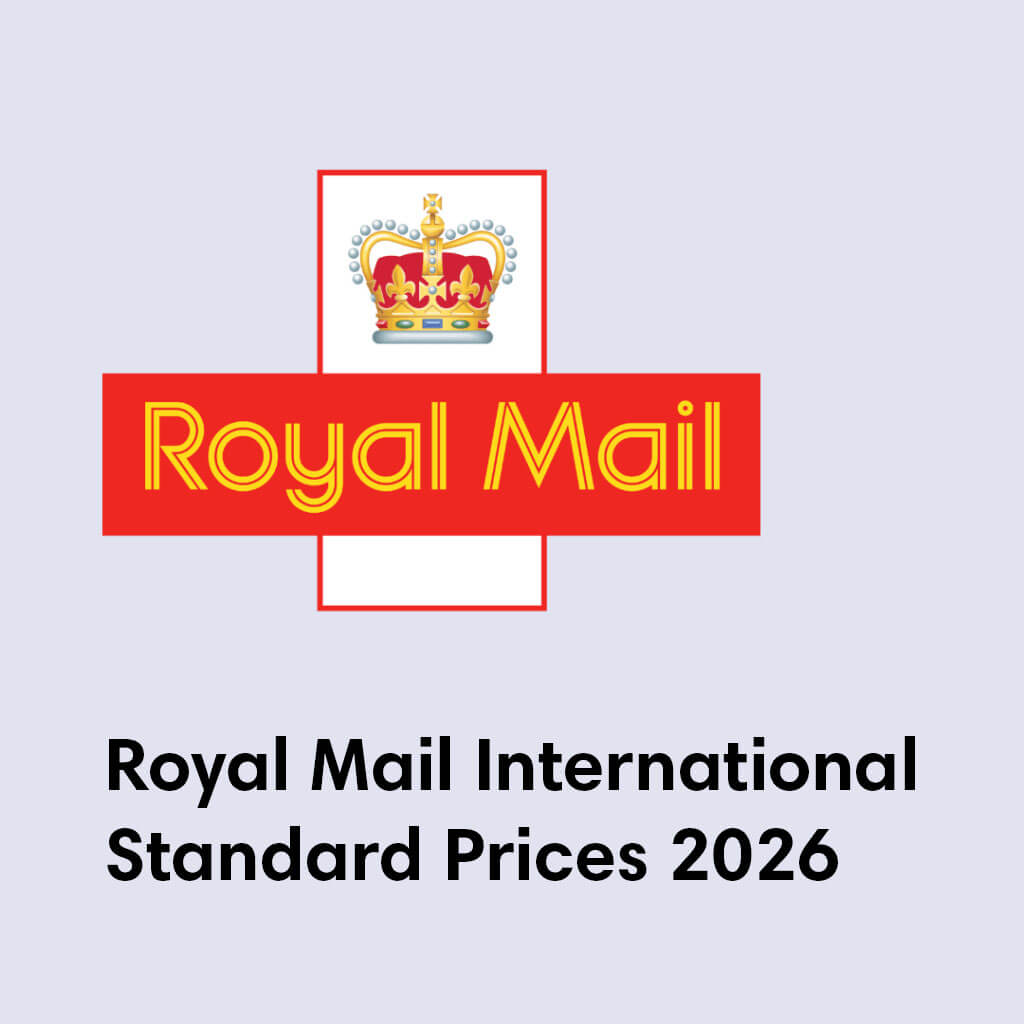 Royal Mail International Standard Prices 2026