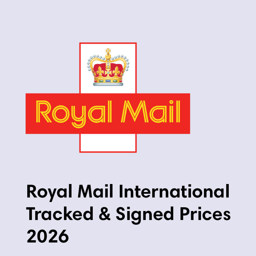 Royal Mail International Tracked & Signed Prices 2026