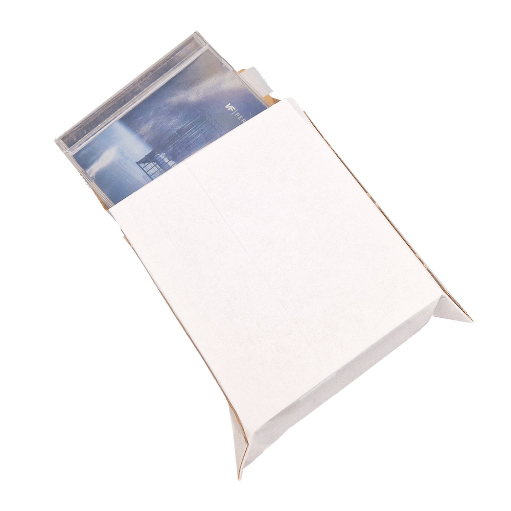 White Capacity Book Mailers & Cardboard Envelopes - Premium Corrugated - 180x180mm