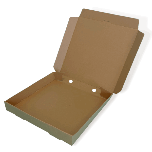 Brown 7" (Inch) Takeaway Pizza Box - 188x188xx46mm