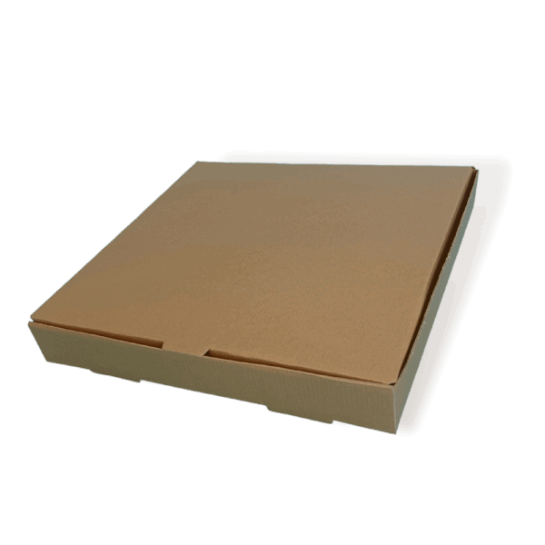 Brown 7" (Inch) Takeaway Pizza Box - 188x188xx46mm