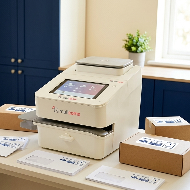 Mailmark franking machine in a UK office Mailmark franking machine in a UK office